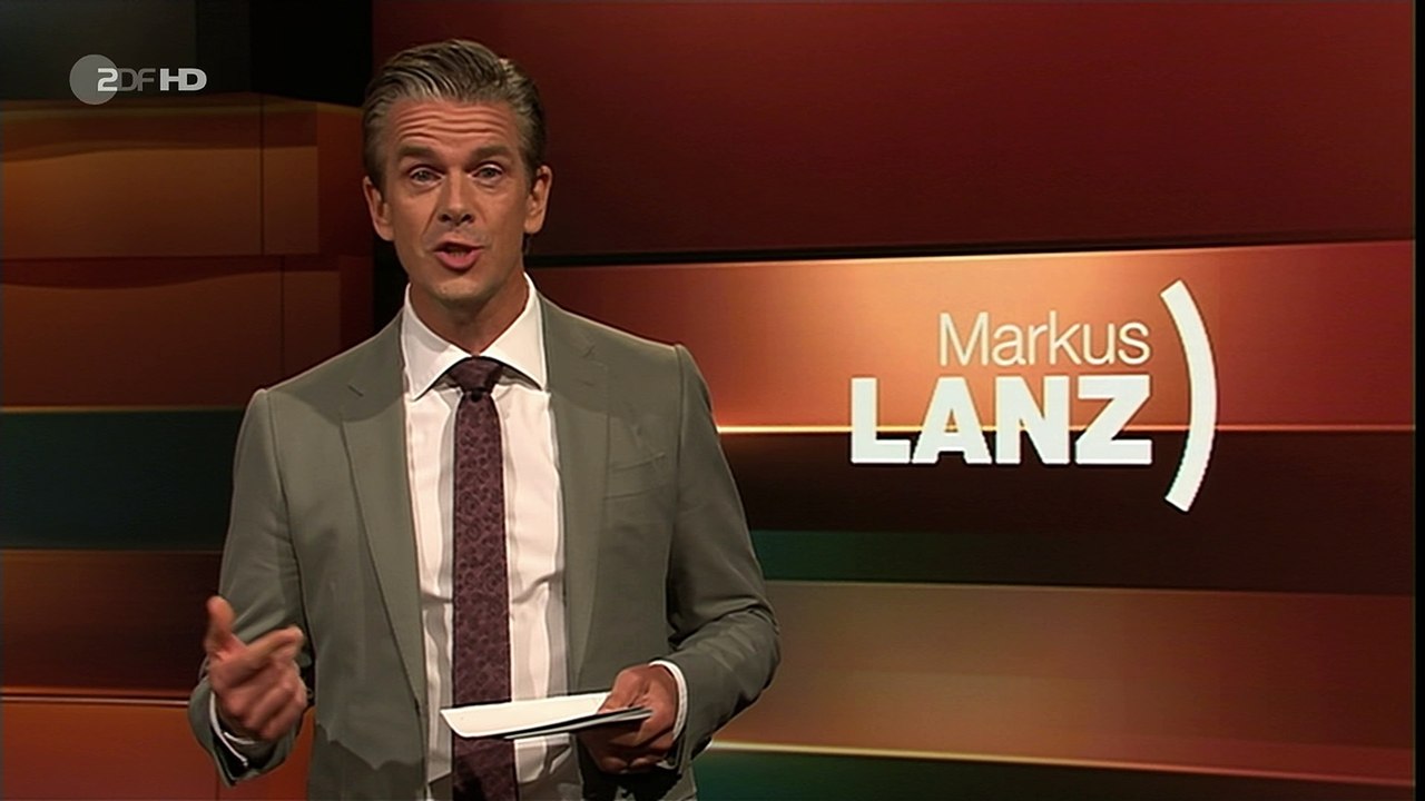 Die typische Markus Lanz Begrüßung