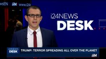 i24NEWS DESK | Drone intercepted in the Syrian -Israeli border |  Tuesday, September 19th 2017