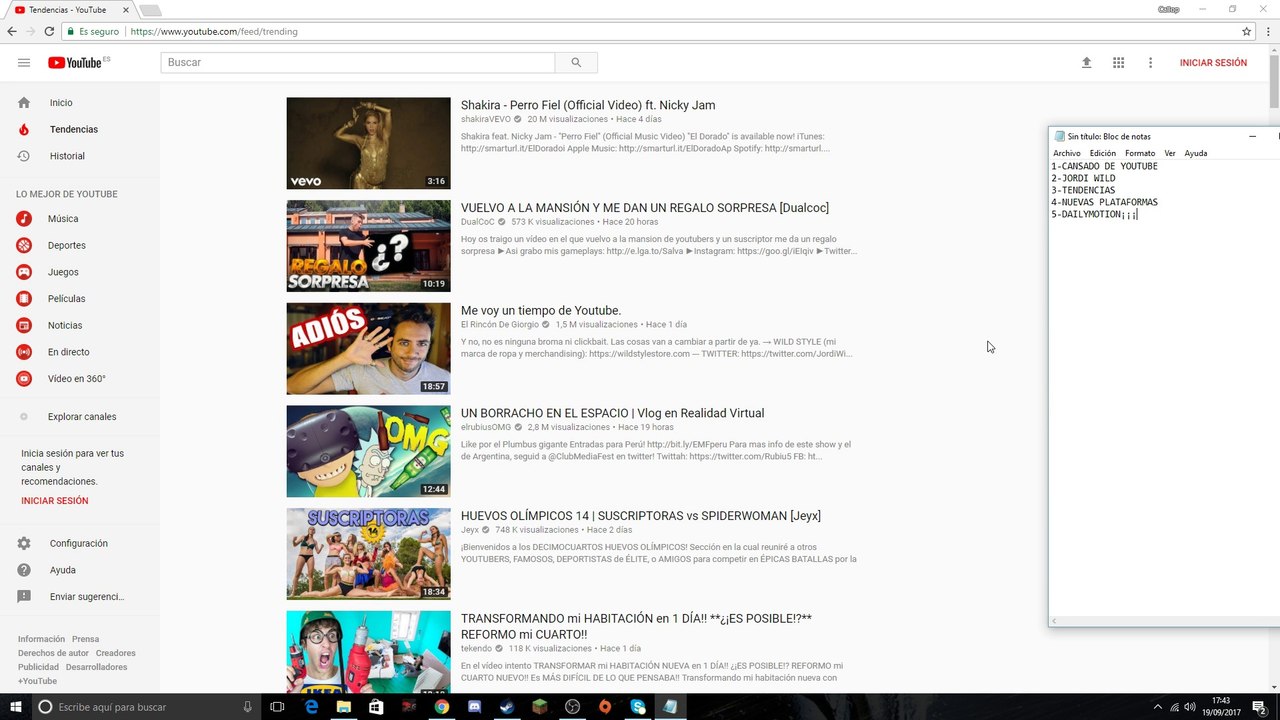 ADIOS YOUTUBE! HOLA DAILYMOTION!