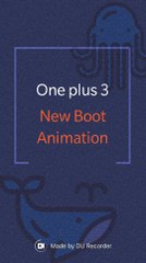 One plus 3 new boot animation