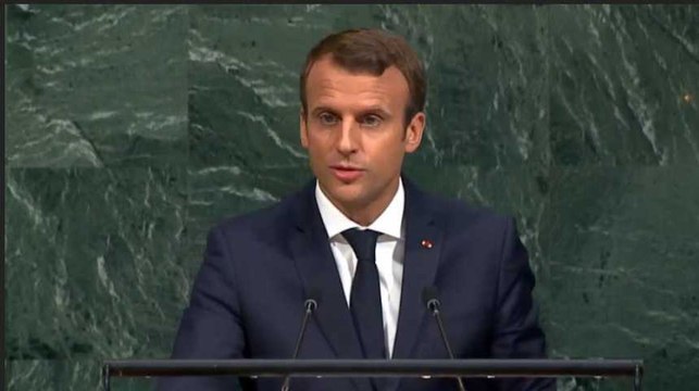 Notre planète se venge de la folie des hommes : le 1er discours de Macron devant l'AG de l'ONU