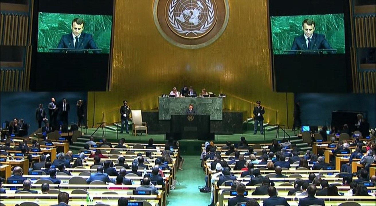 Discours d'Emmanuel Macron à la 72e Assemblée générale des Nations Unies à New York