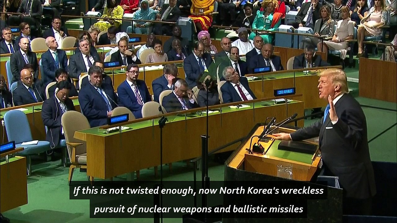 Trump threatens to ‘totally destroy’ North Korea