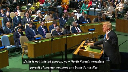 Trump threatens to ‘totally destroy’ North Korea