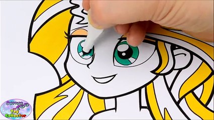 My Little Pony Coloring Book Sunset Shimmer MLPEG Episode Surprise Egg and Toy Collector SETC