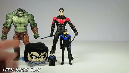 NIGHTWING Robin COLLECTION with Nightwing Mini Figure, Plush Nightwing and Robin by Teen Titan Toys