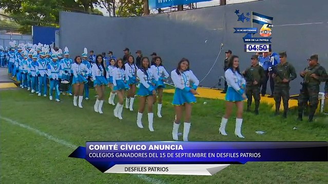 Comité Cívico anuncia los colegios ganadores de los desfiles patrios