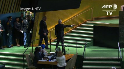 Trump à l'ONU menace de "détruire totalement" la Corée du Nord