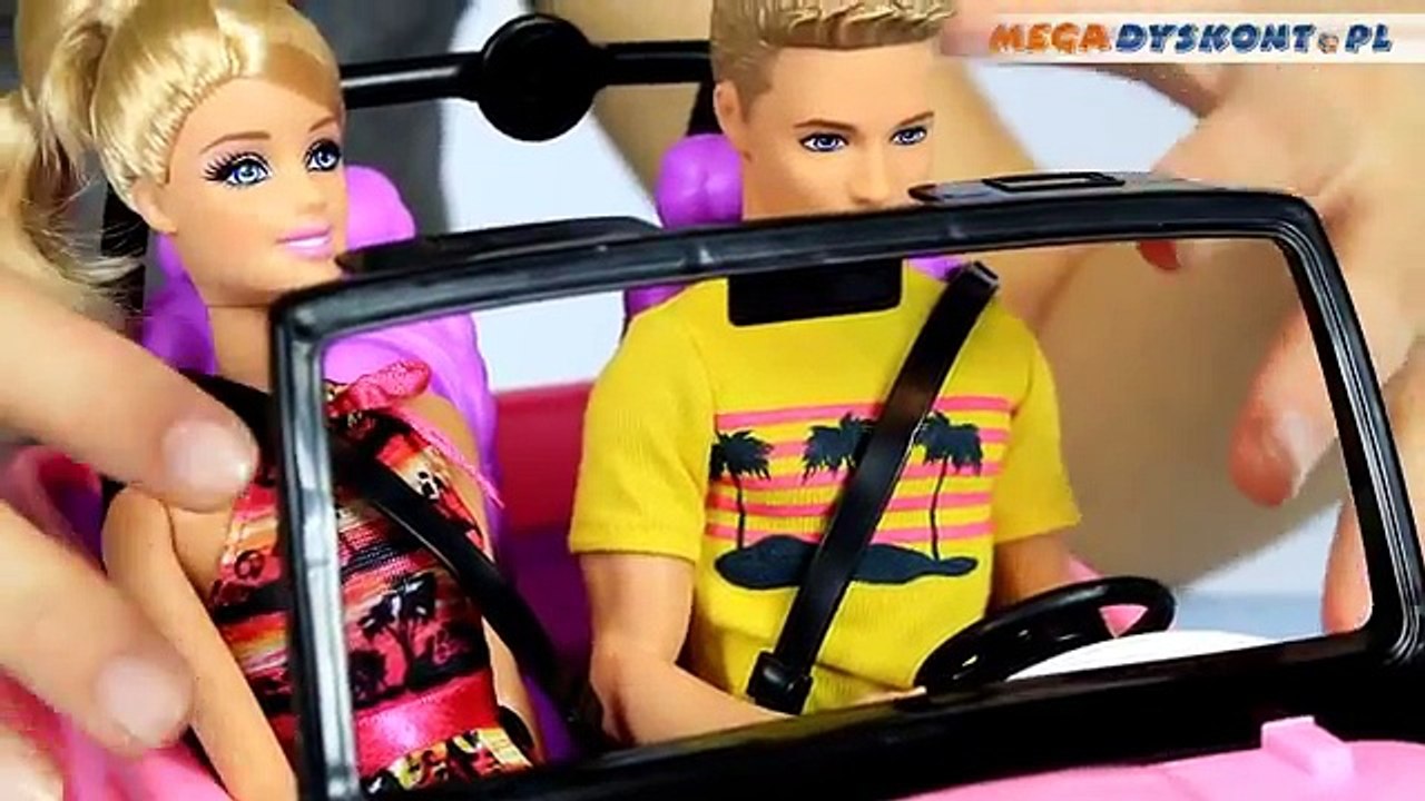 Barbie and Ken Beach Cruiser / Barbie Samochód Plażowy - Mattel - www.MegaDyskont.pl