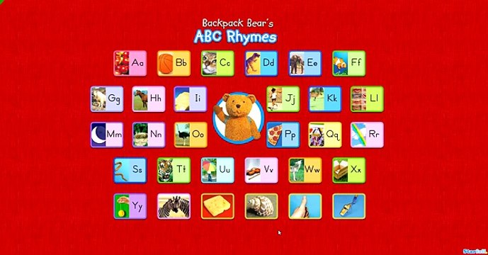 Backpack Bears ABC Rhymes 5/5 Starfall app