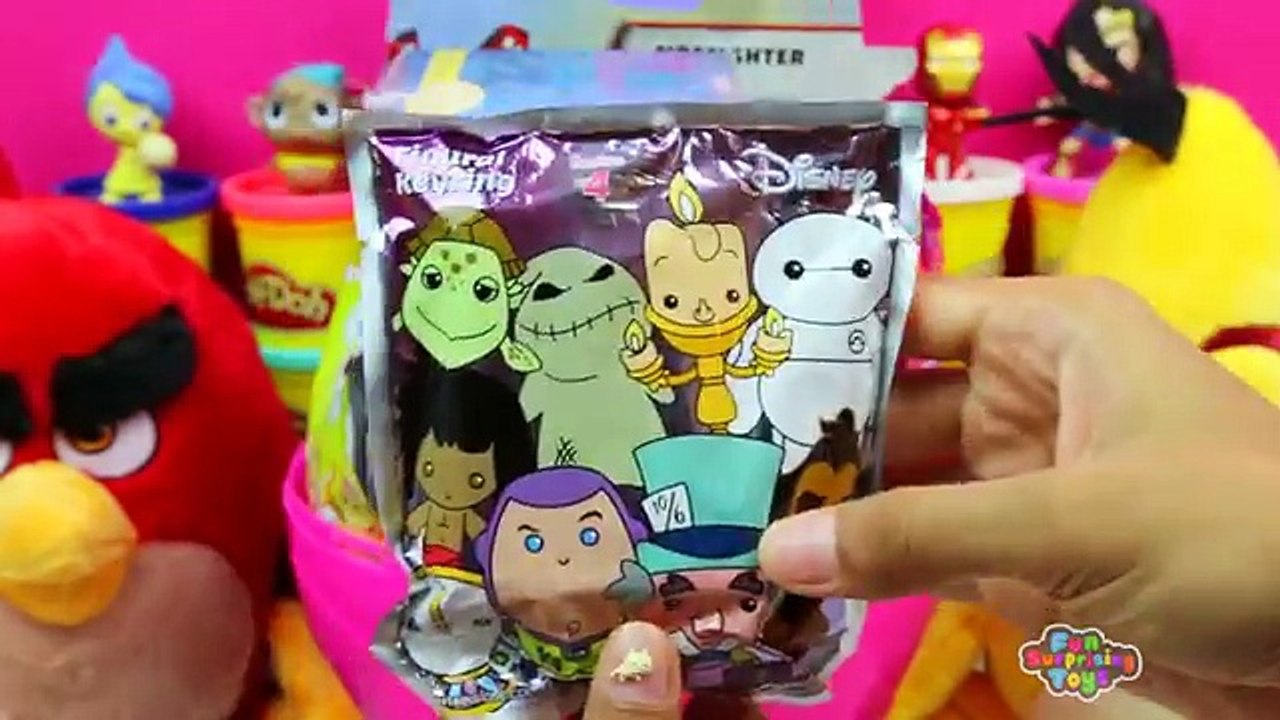 GIANT Chuck Surprise Egg Play Doh - Angry Birds My Little Pony Disney Planes Hot Wheels Toys