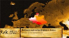 Animacja zmian granic Polski