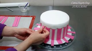 Pink Gift Box Cake - Birthday Cake Ideas by CakesStepbyStep