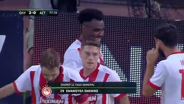 Emmanuel Emenike Goal HD - Goal HD Olympiakos Piraeus 2-0 Asteras Tripolis 19.09.2017