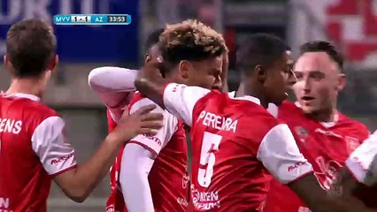 Samy Mmaee  Goal HD - Maastricht	1-1	AZ Alkmaar 19.09.2017