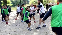Rugby : le Stade Français à l’entrainement… aux Buttes-Chaumont