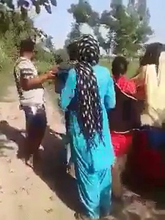 lovers caught by villagers