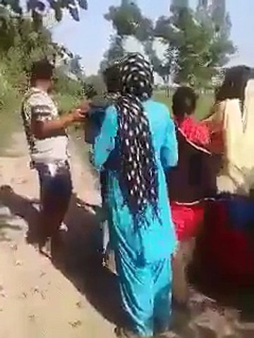 lovers caught by villagers