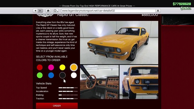 RAPID GT CLASSIC : IS IT WORTH BUYING ? GTA 5 ONLINE REVIEW