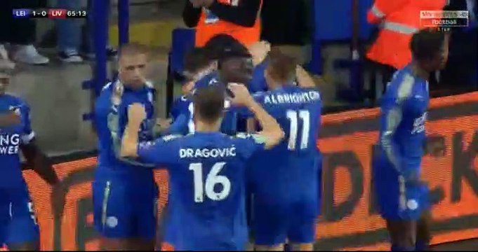 Shinji Okazaki Goal HD - Leicester	1-0	Liverpool 19.09.2017