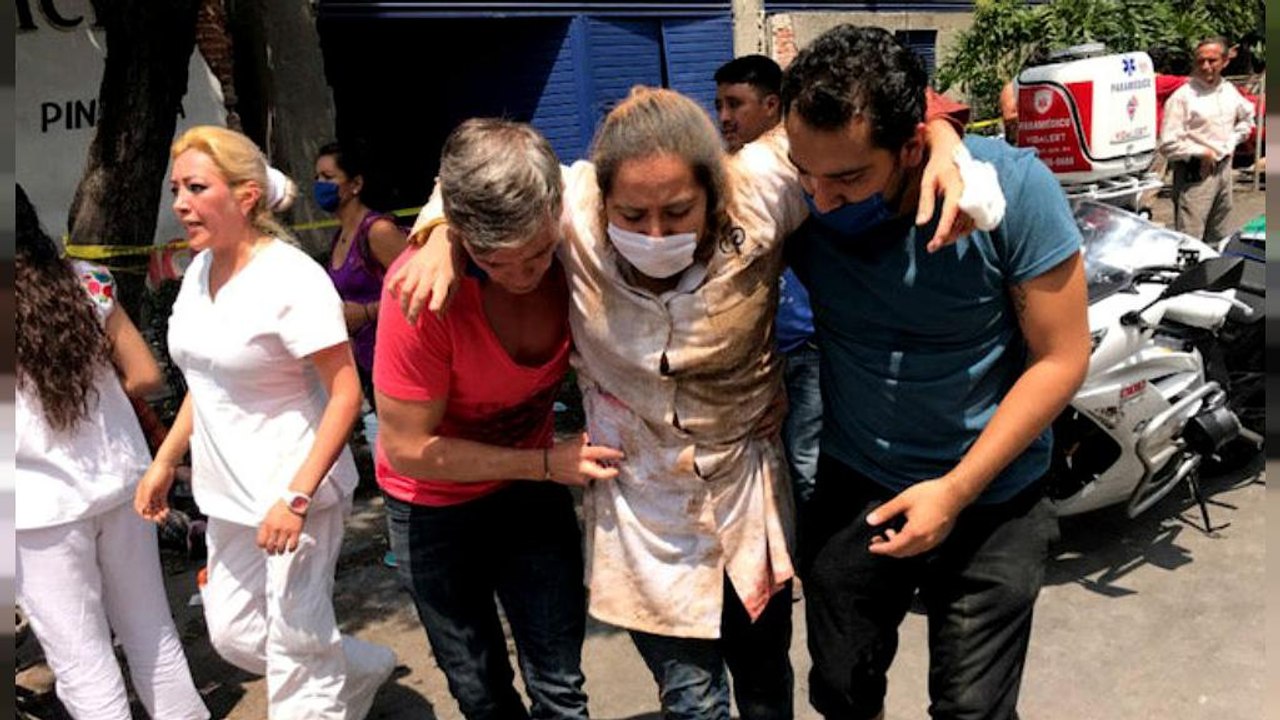 Schweres Erdbeben in Mexiko. Stärke 7,2. Epizentrum im Bundesstaat Puebla