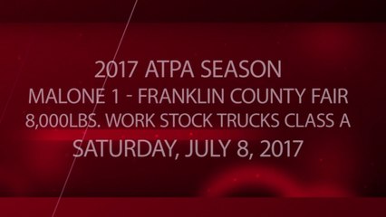 ATPA - Franklin County Fair - 07-08-2017 - 8,000lbs. Work Stock Trucks Class A