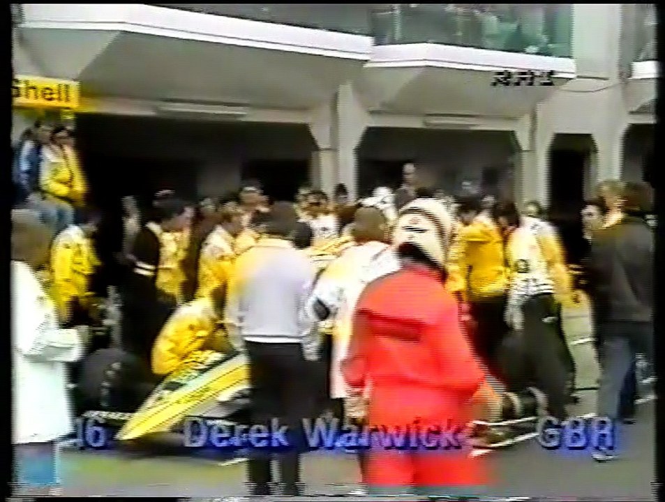 Gran Premio di Germania 1985: Ritiri di Warwick ed A. Senna