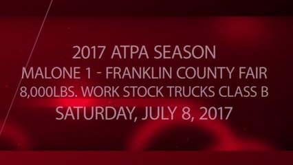 ATPA - Franklin County Fair - 07-08-2017 - 8,000lbs. Work Stock Trucks Class B