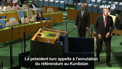 Erdogan appelle à l'annulation du référendum au Kurdistan