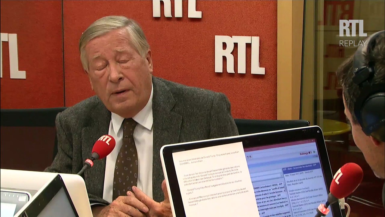 Avec Trump," il faut voir ce qui relève de la posture", prévient Alain Duhamel