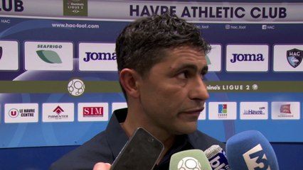 Après HAC - Sochaux (1-0), réaction d'Oswald Tanchot