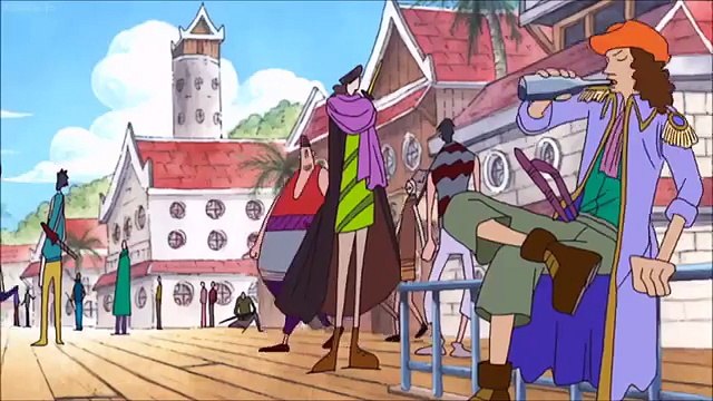 Luffy meets Doc Q the Blackbeard pirates Doctor and eat his explosive apple #495t