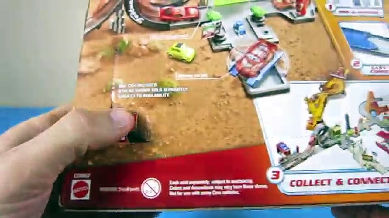 DISNEY PIXAR CARS STORY SETS LUIGIS LOOP GUIDO LIGHTNING JUMPS FAR!