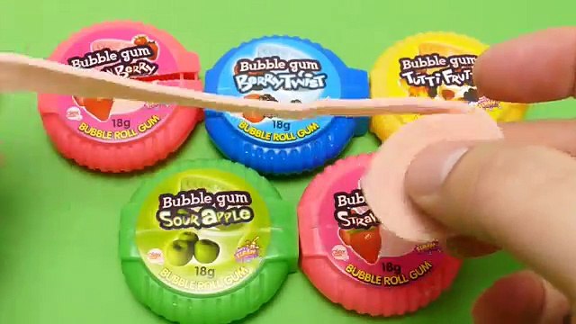 Bubble Roll Gum Candy Unboxing - Hubba Bubba Copy Tape