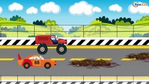 Construction Trucks: The Yellow Bulldozer and his FRIENDS - Cars & Trucks Cartoon for kids