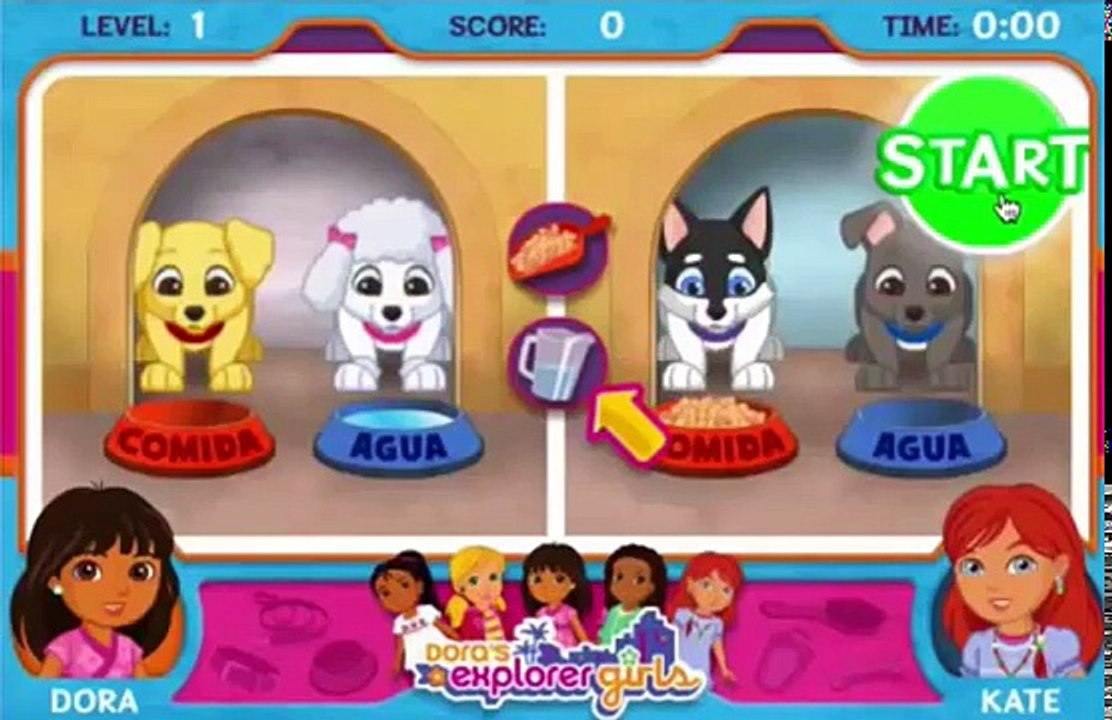 DoraS Explorer Girls: Puppy Adoption Day | Dora Games for girls