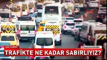 Çılgın muhabir İstanbul trafiğini alt üst etti