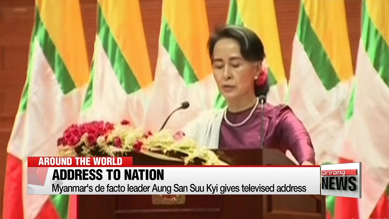 Aung San Suu Kyi speaks out over Rohingya crisis in Myanmar