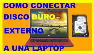 Como instalar un Disco Duro Externo a Laptop