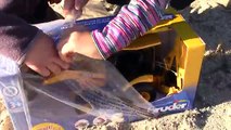 Bruder Backhoe - Toy Truck Videos for Children - Bruder JCB Backhoe Loader Excavator UNBOXING   Play
