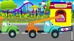 The Big Race with Monster Truck and Racing Cars in the City of Cars - Cartoons for children
