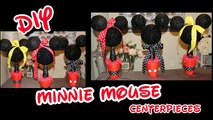 DIY Minnie & Mickey Mouse Centerpieces | Girls Birthday Party Decorating Ideas | Babys 1st BDAY