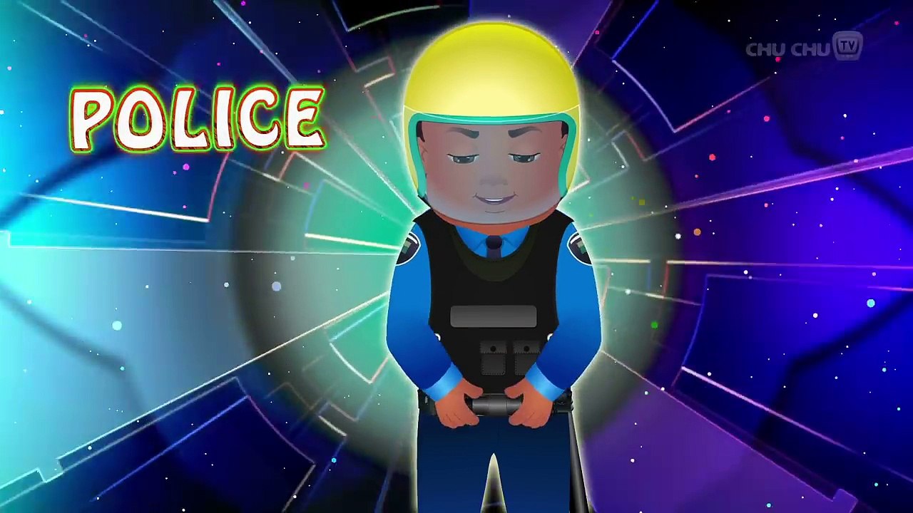 ChuChu TV Police Thief Chase Police Car, Helicopter, Bike | Save Surprise Eggs Kids Toys &