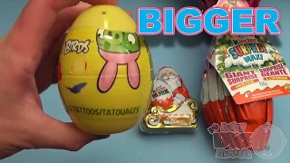 Surprise Eggs Learn Sizes from Smallest to Biggest! Opening Eggs with Toys, Candy and Fun! Part 13