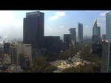 Web Camera Shakes, Smoke Rises After Mexican Earthquake