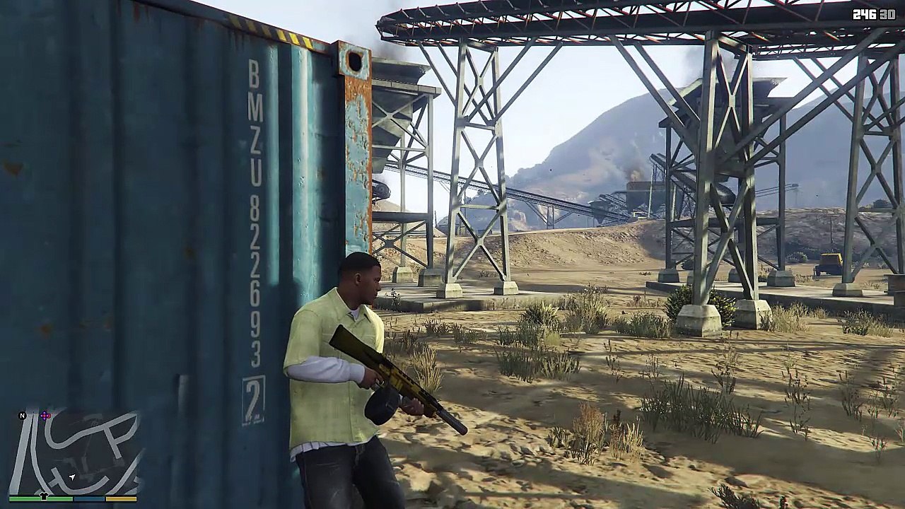 GTA V Missão Franklin e Trevor Roubam o Trem
