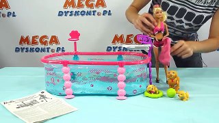 Barbie Puppy Swim School Pool / Barbie i Basen Pływających Szczeniaczków - Barbie - Mattel