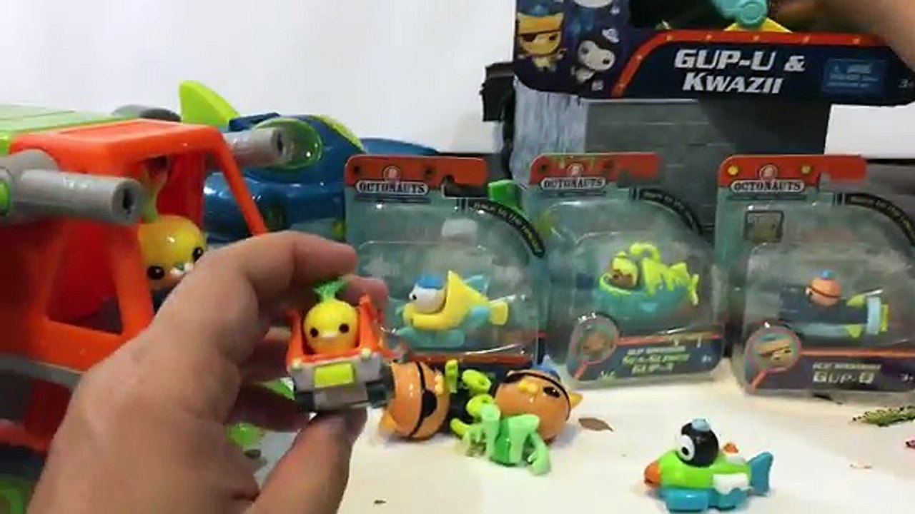 OCTONAUTS TOYS WEEK GUP SPEEDERS GUP T Rescue Rover Tunip, GUP P Peso Parrot Fish 옥토넛 스피더스 탐험선T 탐험선P