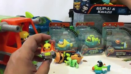 OCTONAUTS TOYS WEEK GUP SPEEDERS GUP T Rescue Rover Tunip, GUP P Peso Parrot Fish 옥토넛 스피더스 탐험선T 탐험선P