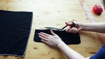 Refashion DIY Drawstring Backpack / Gym Bag // 簡単リメイク ✂️ ナップサックの作り方ㅣmadebyaya